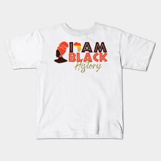 I Am Black History Kids T-Shirt